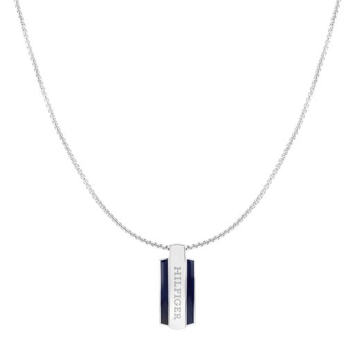 Tommy Hilfiger Parker hopeanvärinen kaulakoru