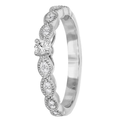 Story of Love Florence timanttisormus 0,19ct valkokulta