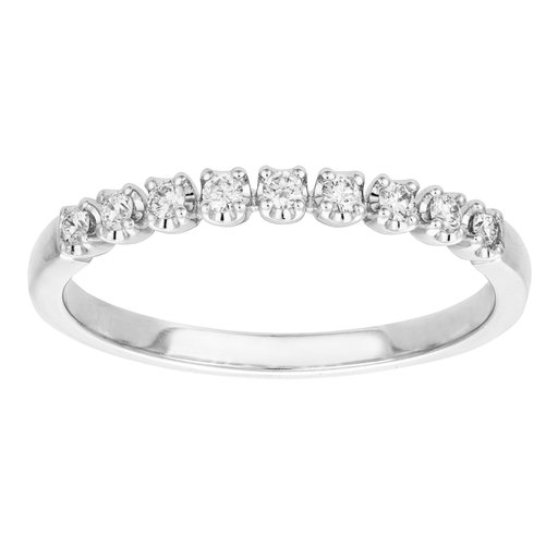 Timanttisormus yht. 0,13ct valkokulta