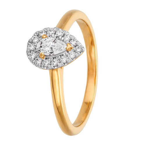 Story of Love Portofino timanttisormus 0,33ct keltakulta