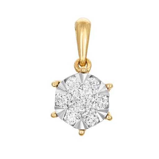 Timanttiriipus yht. 0,20ct keltakulta