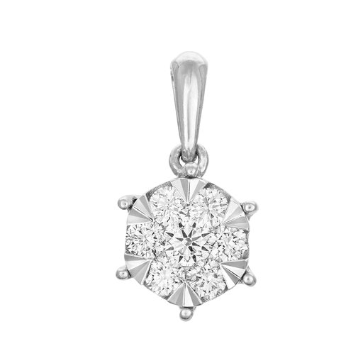 Timanttiriipus yht. 0,20ct valkokulta