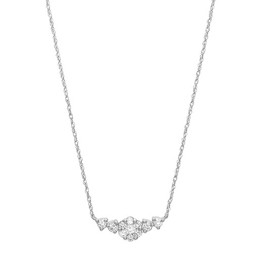 Timanttikaulakoru 0,28ct valkokulta