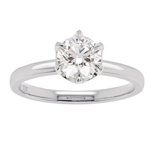 Princess Patricia timanttisormus 1,00ct valkokulta