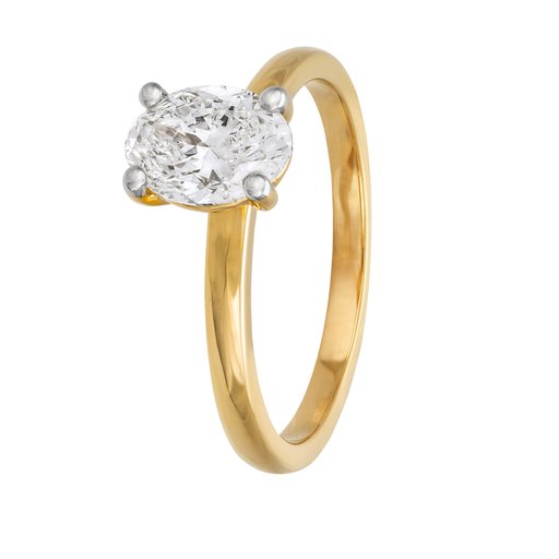 Story of Love Sorrento timanttisormus 1,00ct keltakulta