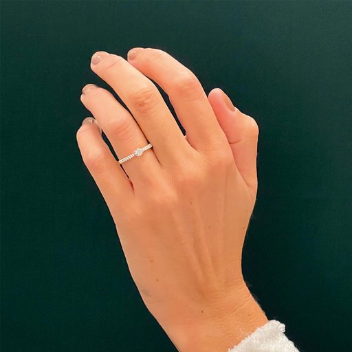 Fenia Vega laboratoriotimantti- sormus 0,41ct keltakulta