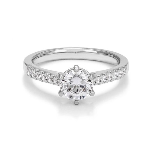 Fenia Vega laboratoriotimantti- sormus 1,15ct valkokulta