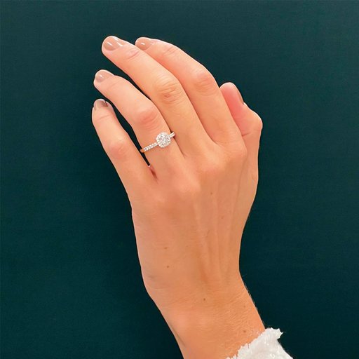 Fenia Sirius laboratoriotimantti- sormus 0,74ct keltakulta