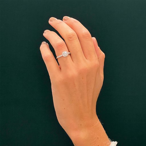 Fenia Sirius laboratoriotimantti- sormus 0,74ct valkokulta