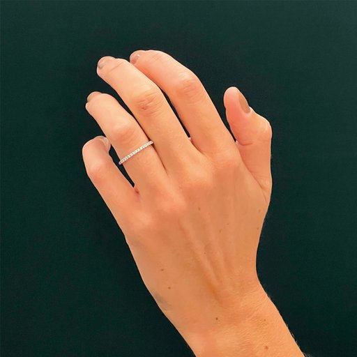 Fenia Capella laboratoriotimantti- sormus 0,12ct valkokulta