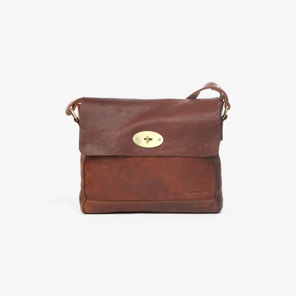Datorväska 13,3" flapbag i skinn Datorväska 13,3" flapbag i skinn