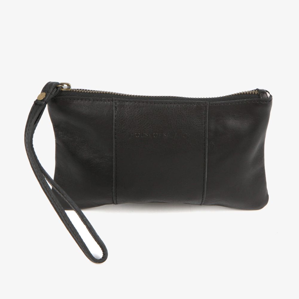 Väska clutch i skinn Väska clutch i skinn