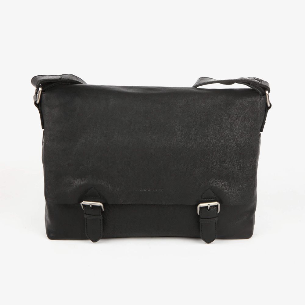 Datorväska 16" flapbag i skinn Datorväska 16" flapbag i skinn