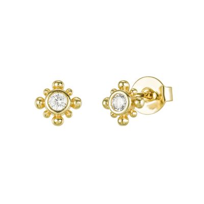 Sparkly Bubble Stud Earrings