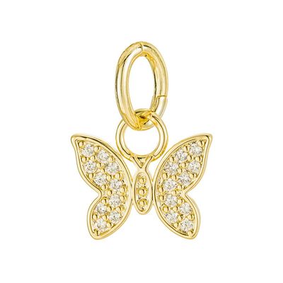 Sparkling Butterfly Charm