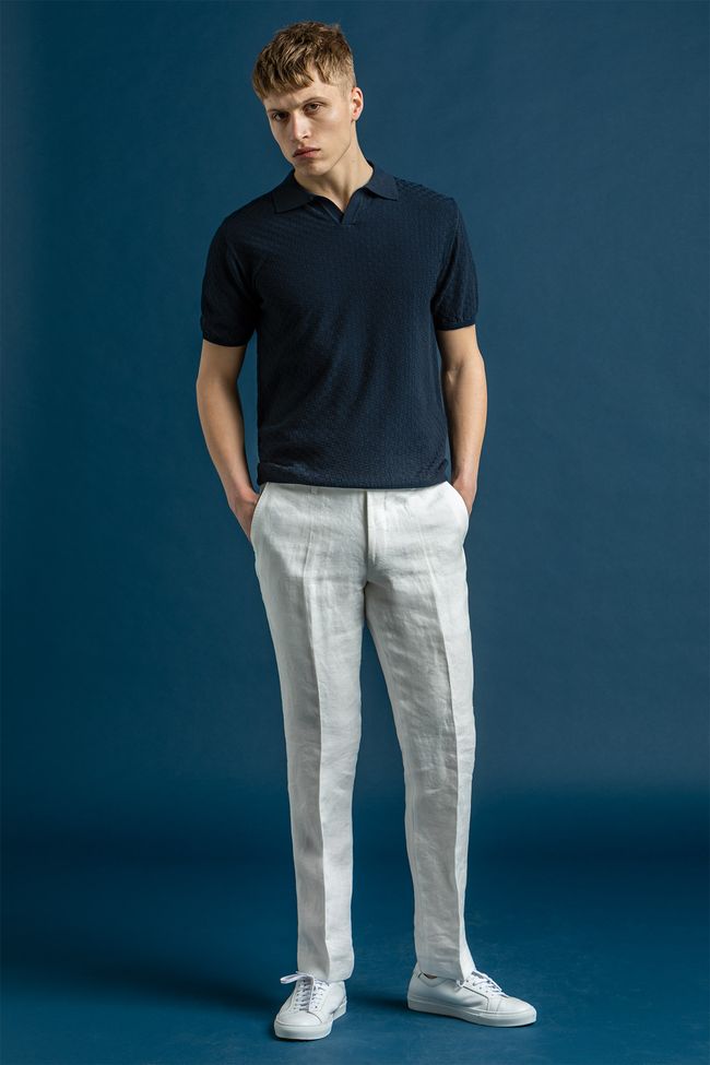 Diego linen trousers