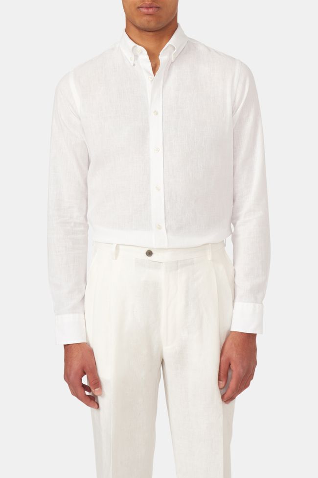 Button Down Cotton-linen shirt