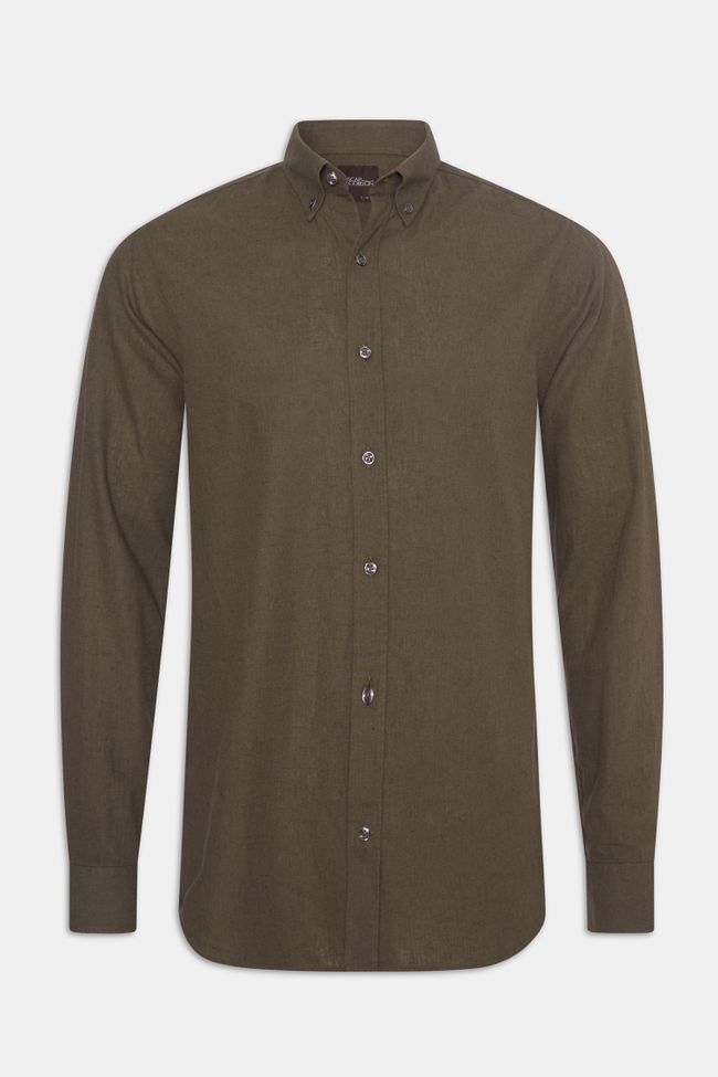 Button Down Cotton-linen shirt