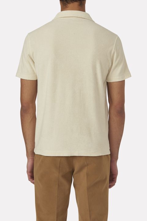 Alwin kortärmad frotté-skjorta