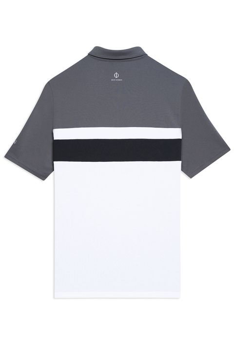 Boston Course Striped Golf Polo Shirt
