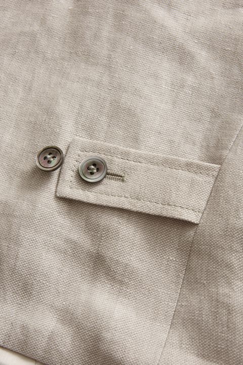 Regular Fit Linen Waistcoat