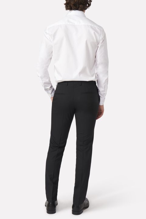 Slim Fit Microstructure Trousers