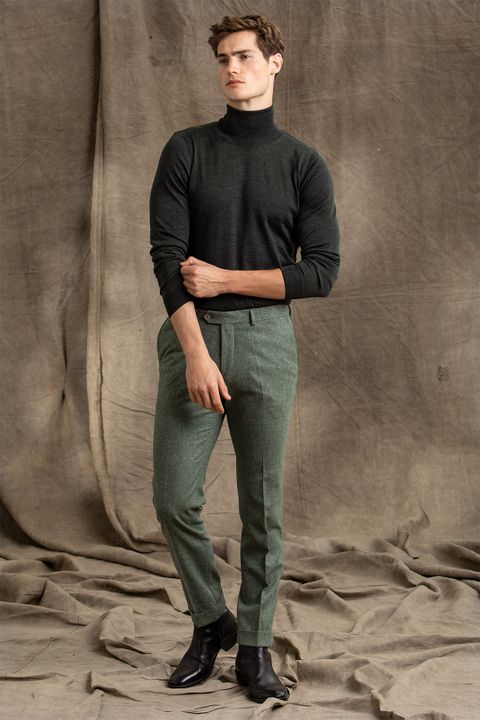 Dean flannel trousers