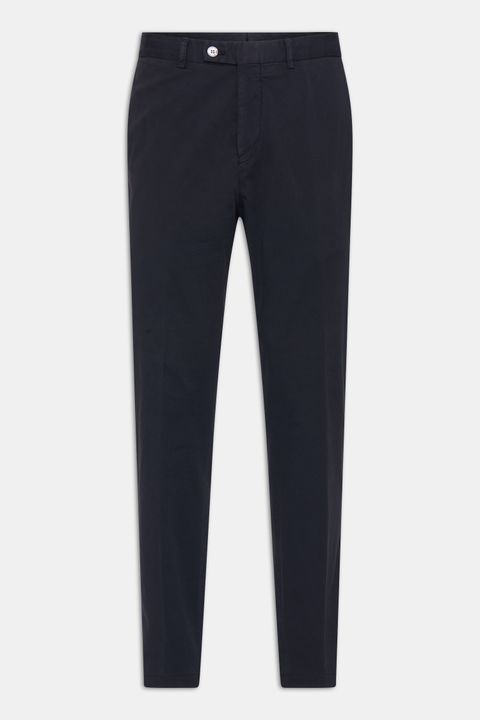 Regular Fit Cotton Stretch Trousers