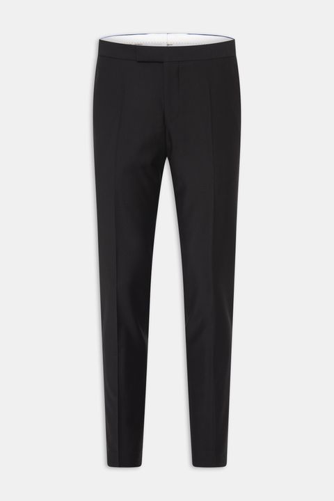 Slim Fit Tuxedo Microstructure Trousers