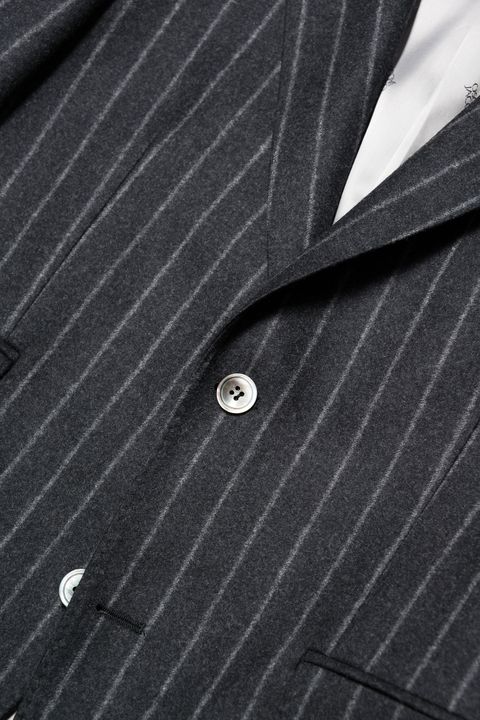 Elmer pinstripe flannel suit