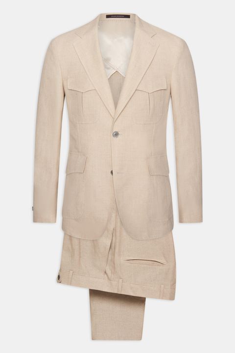 Friso Safari Linen Suit