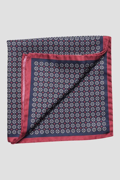 Micro pattern silk handkerchief