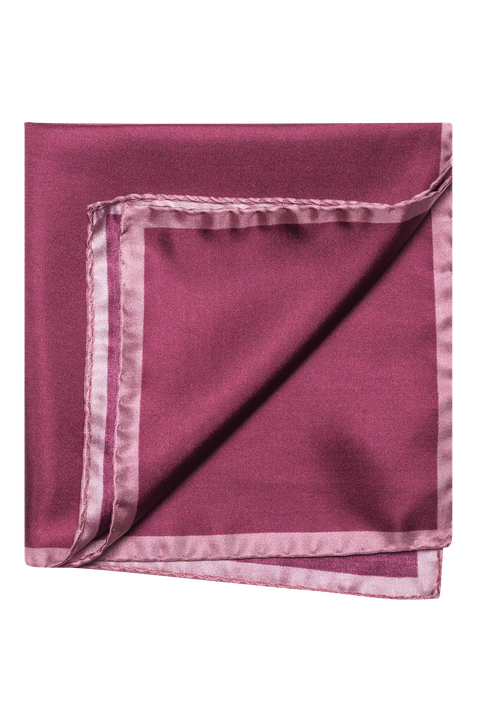 Plain silk handkerchief