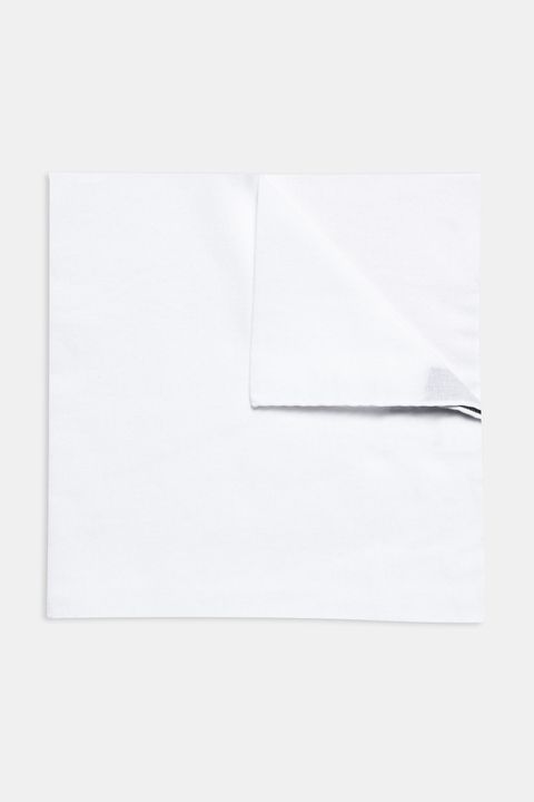 White cotton handkerchief