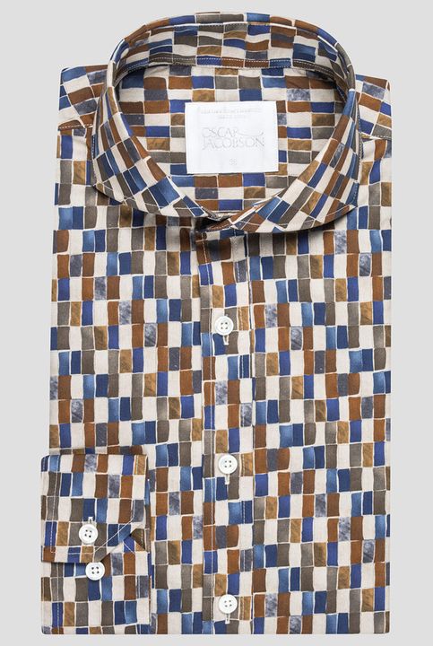 Herman mosaic print shirt