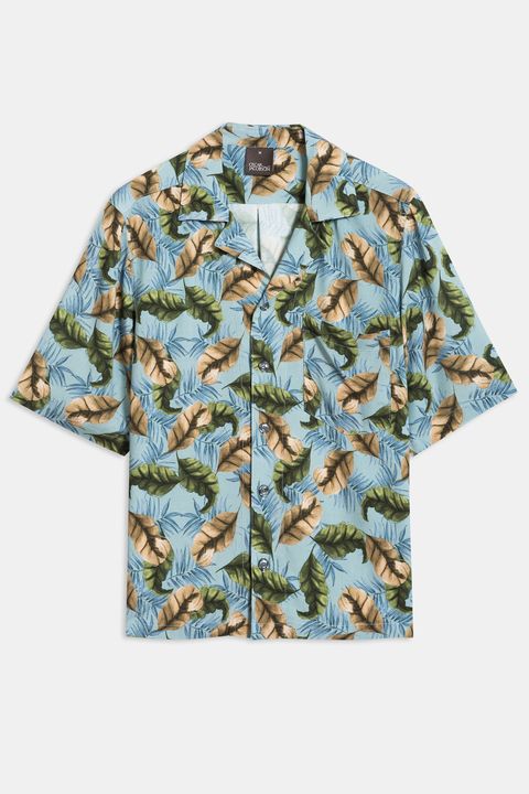 Hilmer leaf print shirt