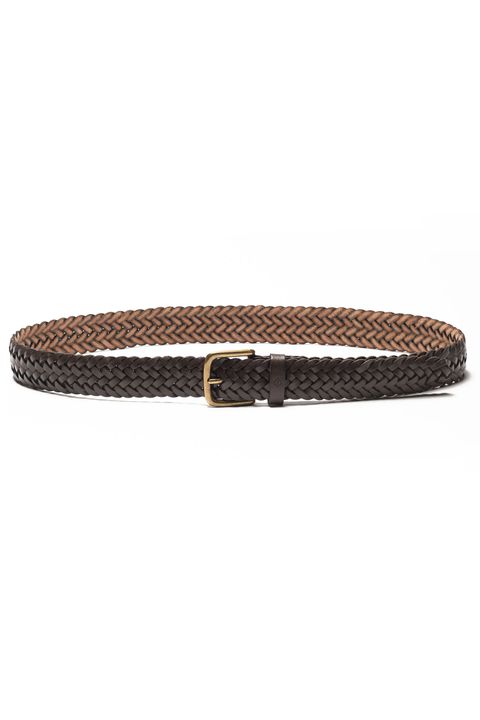 Villy Braided leather belt 35 mm