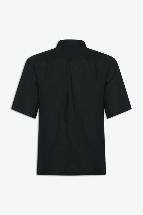 Short sleeved linen shirt