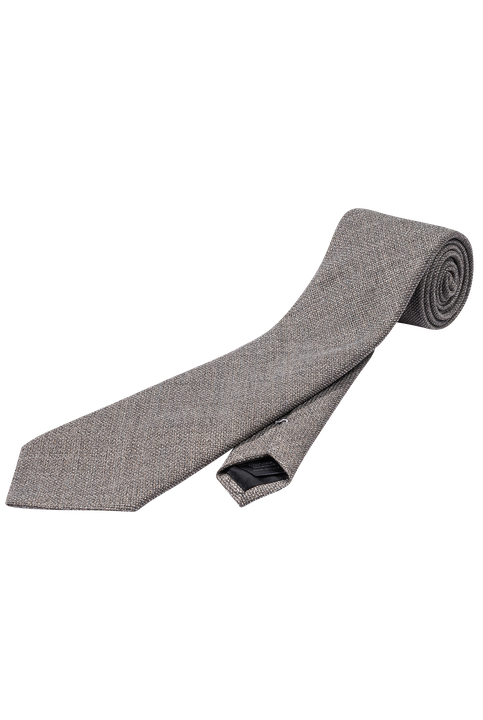 Plain wool texture tie