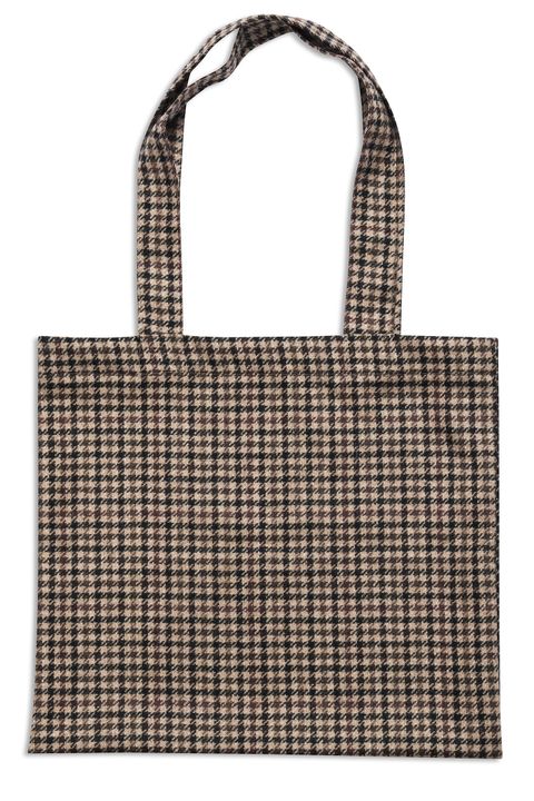 Checkered tote bag