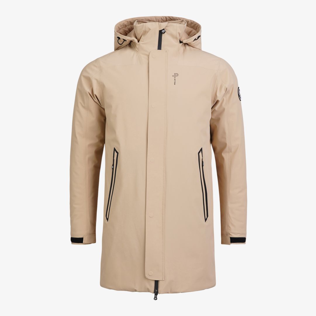 Ardor Parka, Wheat Denna lätt vadderade parka är tillverkad i ett vind- och vattentätt, andningsbart material med Hi:RES® 15T2L stretchmembran