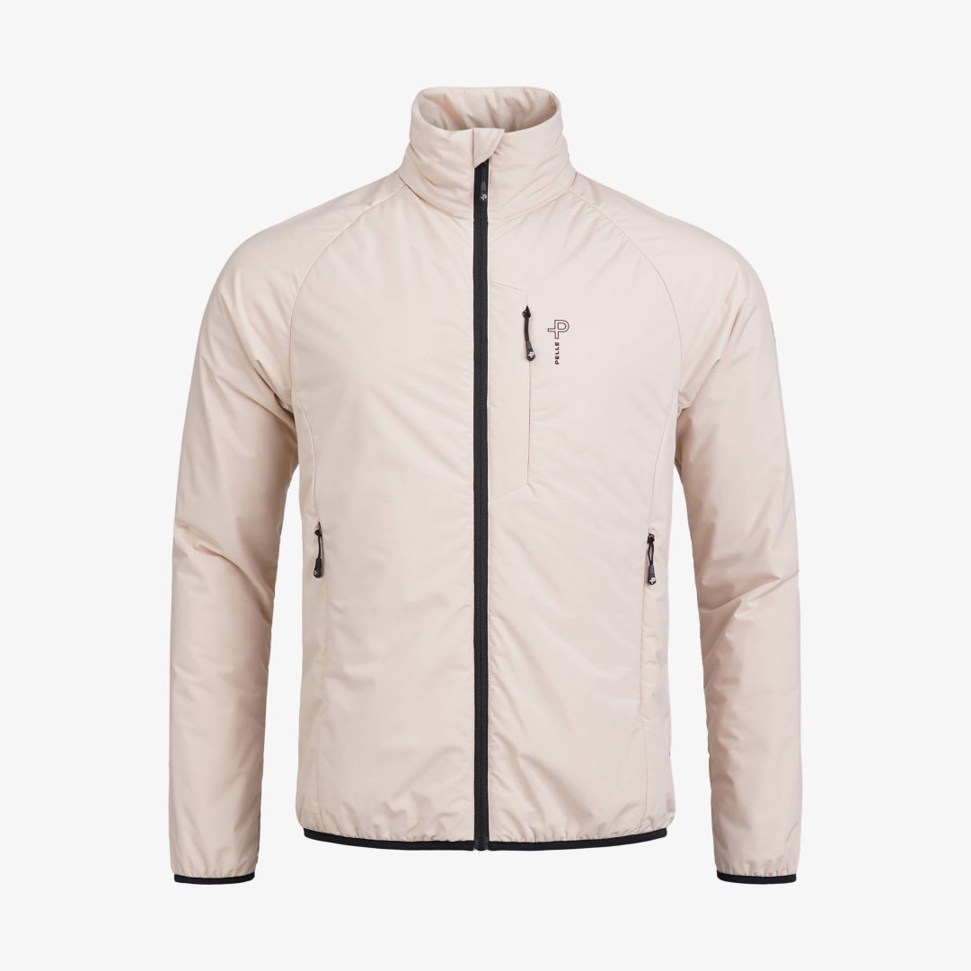 Arolla Aero Jacket, Lt. Beige Oak Högfunktionell lättviktsjacka för en aktiv livsstil utomhus
