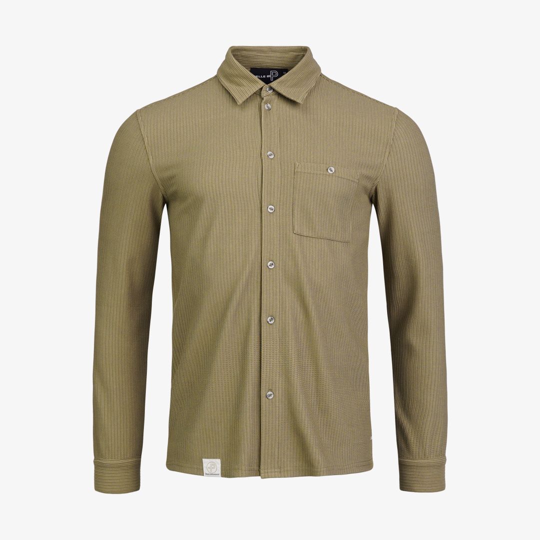 Brassie shirt, Greenstone Avslappnad skjorta med utanpåliggande bröstficka