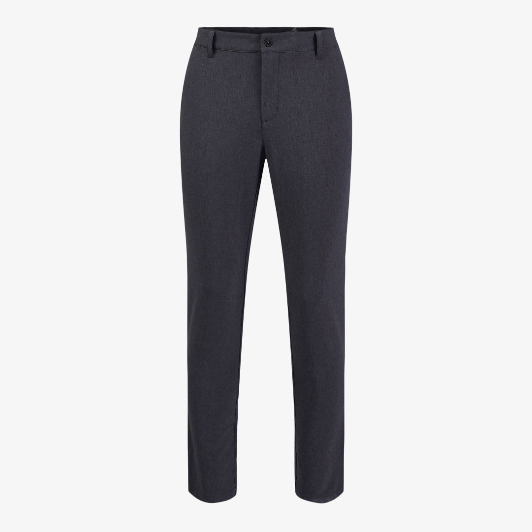 Calor Pants, Mid Grey melange Stilrena funktionsbyxor tillverkade i ett stretchigt material med mjuk insida i borstad fleece