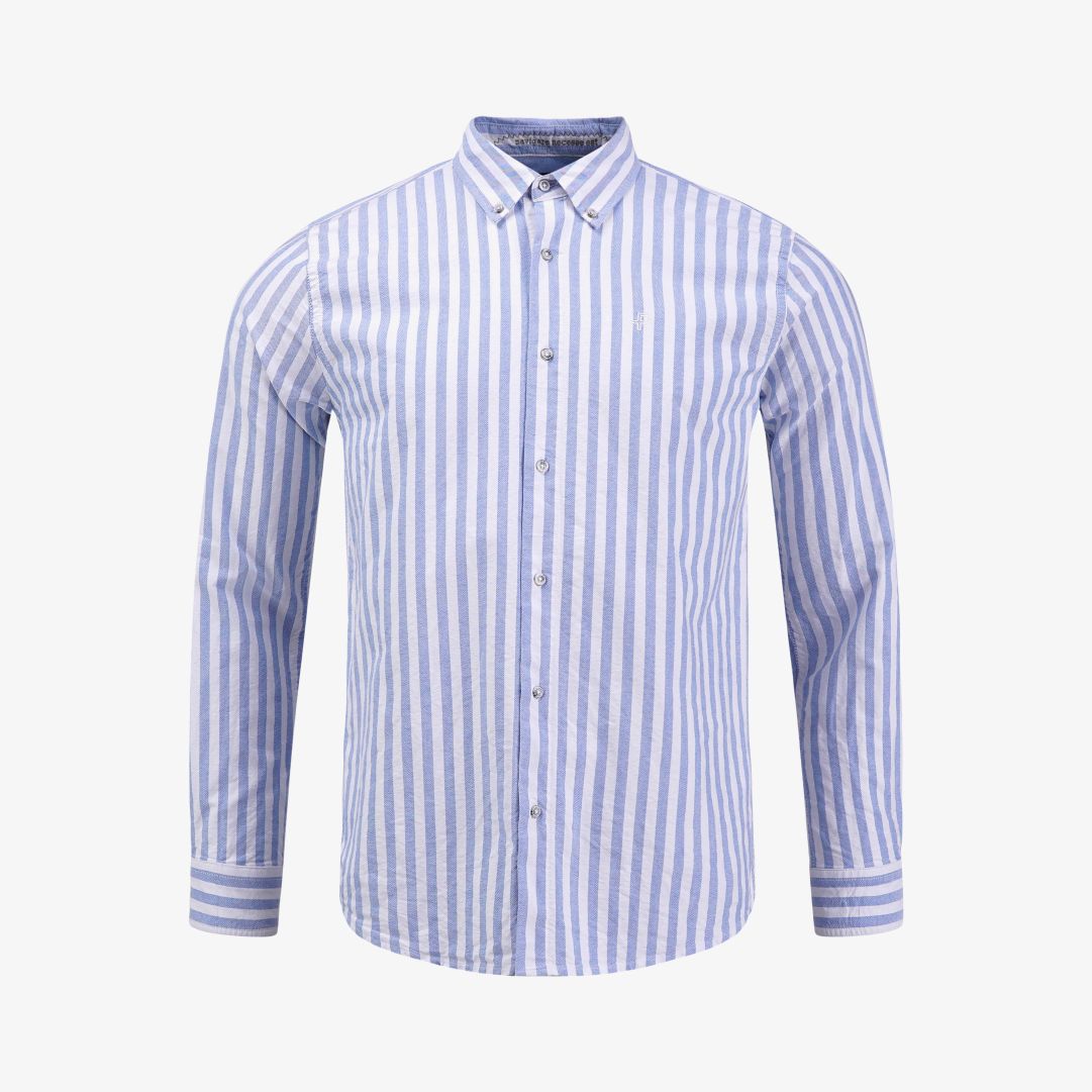 CREW SHIRT, Blue Lobster stripe En klassisk Oxfordskjorta i 100% mjuk bomull att bära vid regattamiddagen eller på stan CREW SHIRT, Blue Lobster stripe En klassisk Oxfordskjorta i 100% mjuk bomull att bära vid regattamiddagen eller på stan