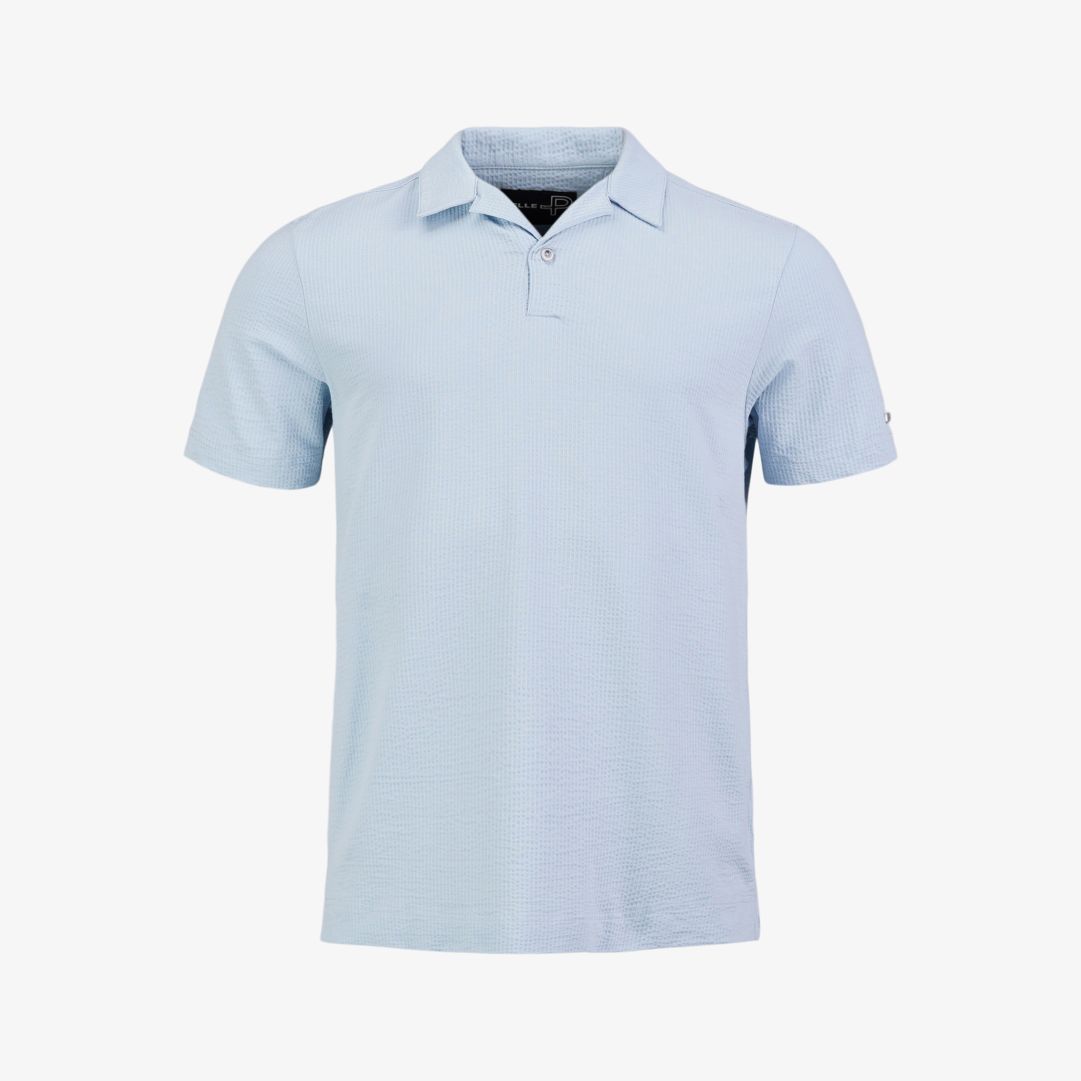 Dock camp collar shirt, Atlas Blue Det här är pikétröjan du vill använda varje dag i sommar! Den strukturerade bommulskvalitén ger en mjuk och lätt kä Dock camp collar shirt, Atlas Blue Det här är pikétröjan du vill använda varje dag i sommar! Den strukturerade bommulskvalitén ger en mjuk och lätt kä