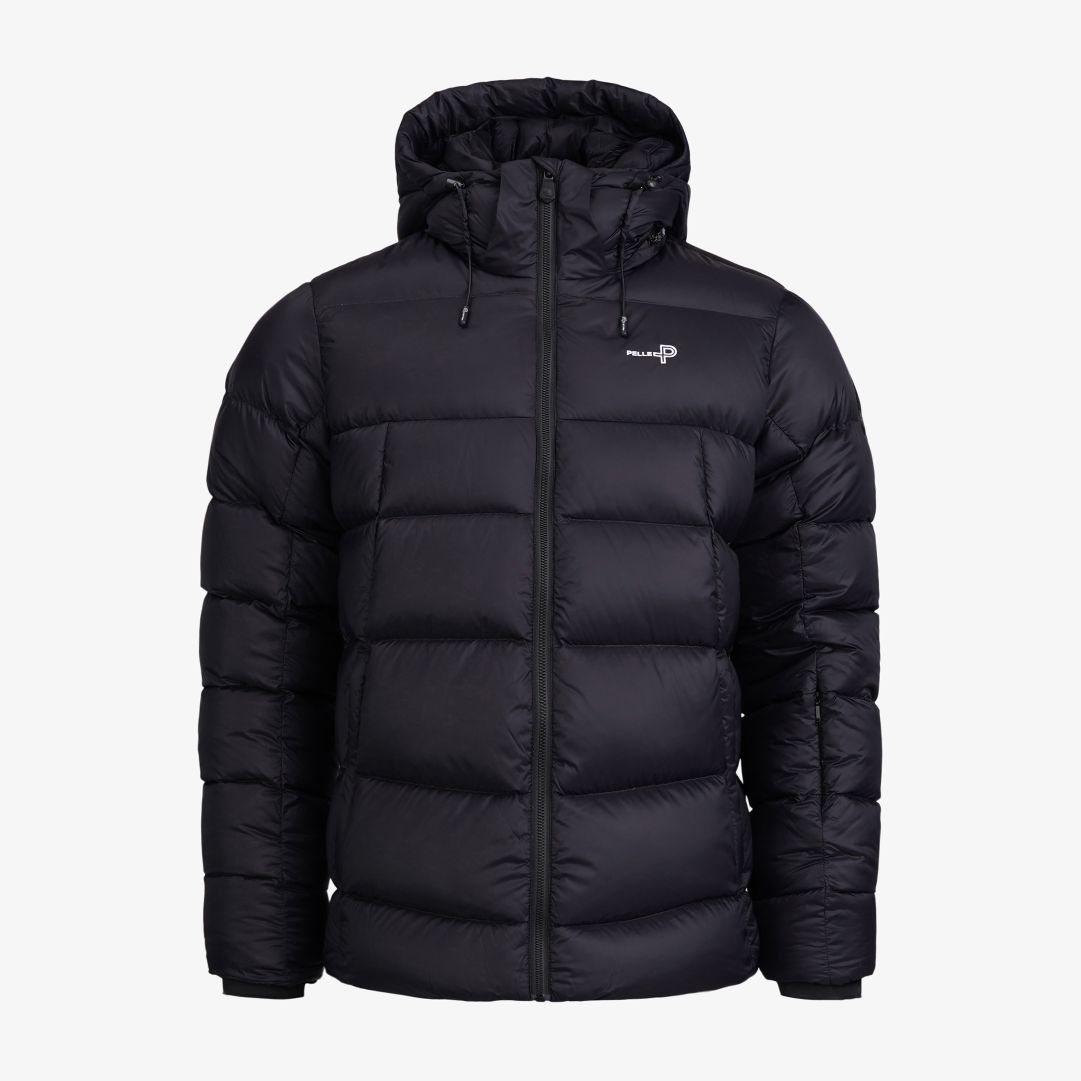 Fey Jacket, Ink Lättviktig vinterjacka tillverkad i PRUECO® återvunnen nylon, vadderad med 90/10 dun (700 fill power) och certifierad enligt Bluesign