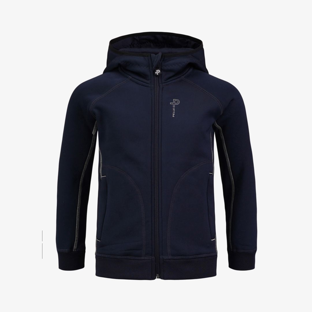 JR Levo Hoodie, Dk Navy Blue Detta är tröjan för alla som älskar hoodies och vill ha ett alternativ som funkar under mer fysiska aktiviteter
