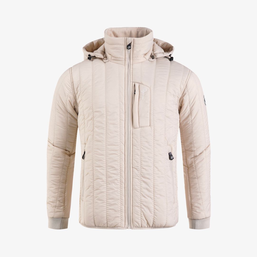 Mistral Jacket, Macadamia milk Med sitt mjuka fleecefoder och vaddering i smidig Sorona® DuPont är Mistral Jacket en perfekt vår och höstjacka som äve