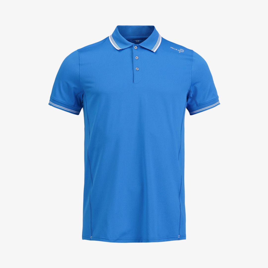 Momentum Polo, Blue Poppy Pikétröjan som är designad för att du ska kunna prestera ditt max oavsett om det är på golfbanan eller hemma